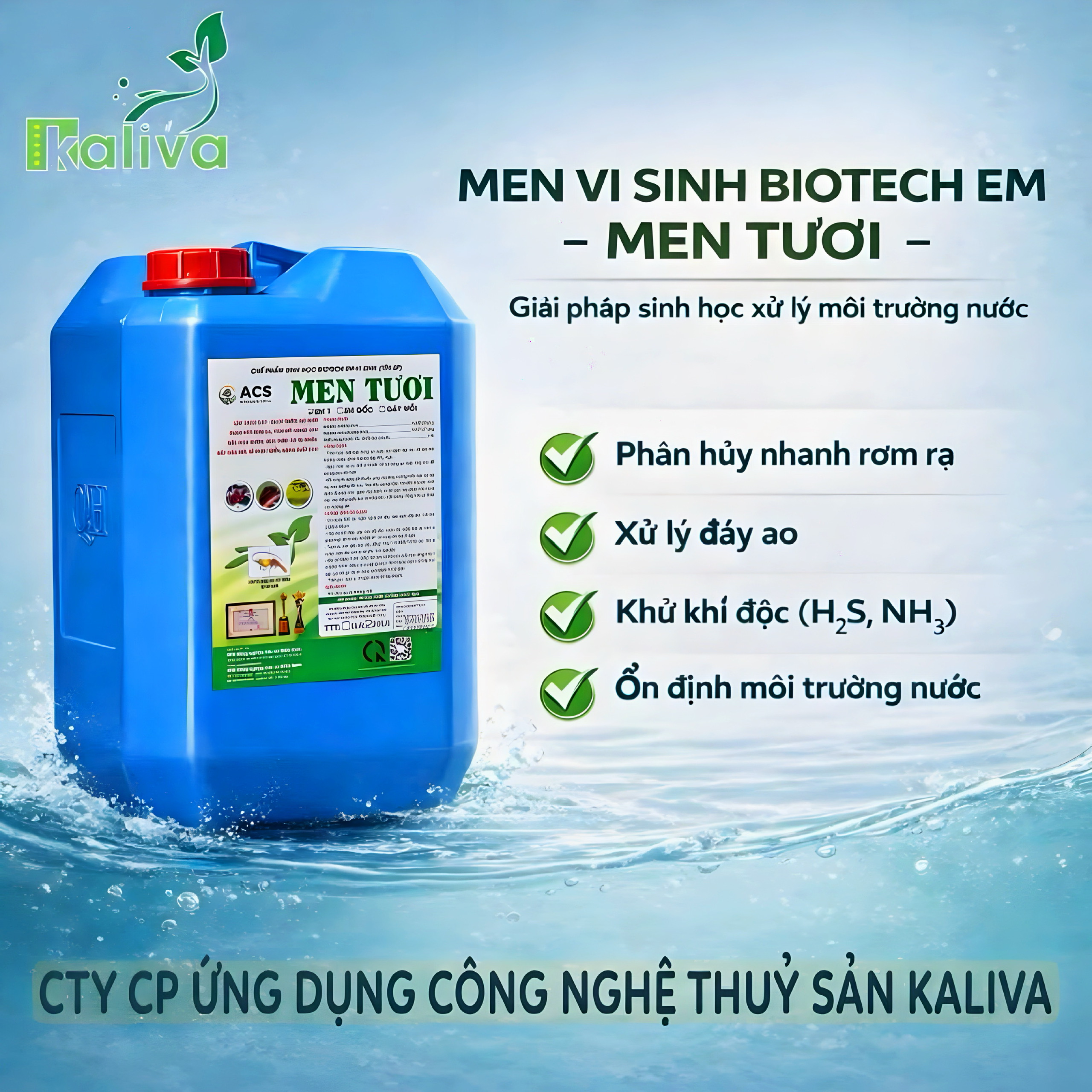 MEN TƯƠI (NẮP ĐỎ) - Kaliva